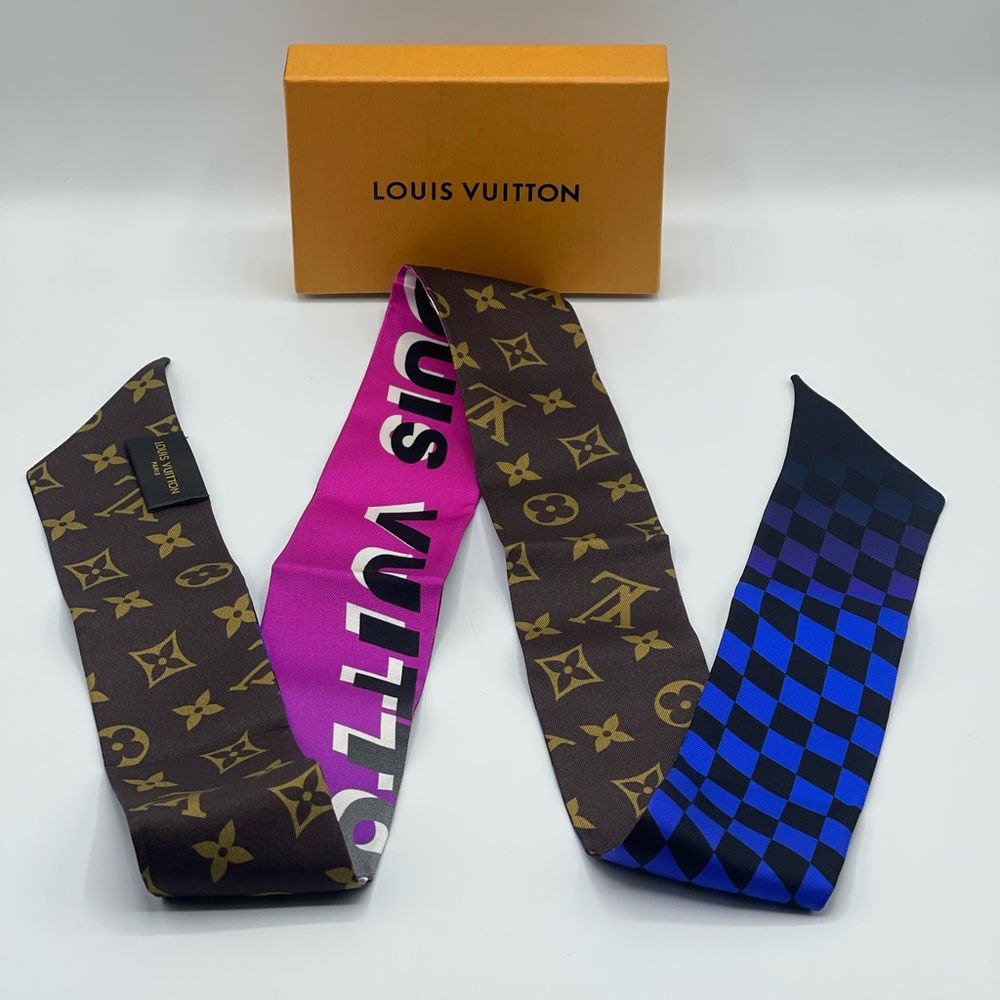 Louis Vuitton Race Cruise Collection Runway Bandeau Neckerchief Scarf Wrap Rare - Picture 14 of 14